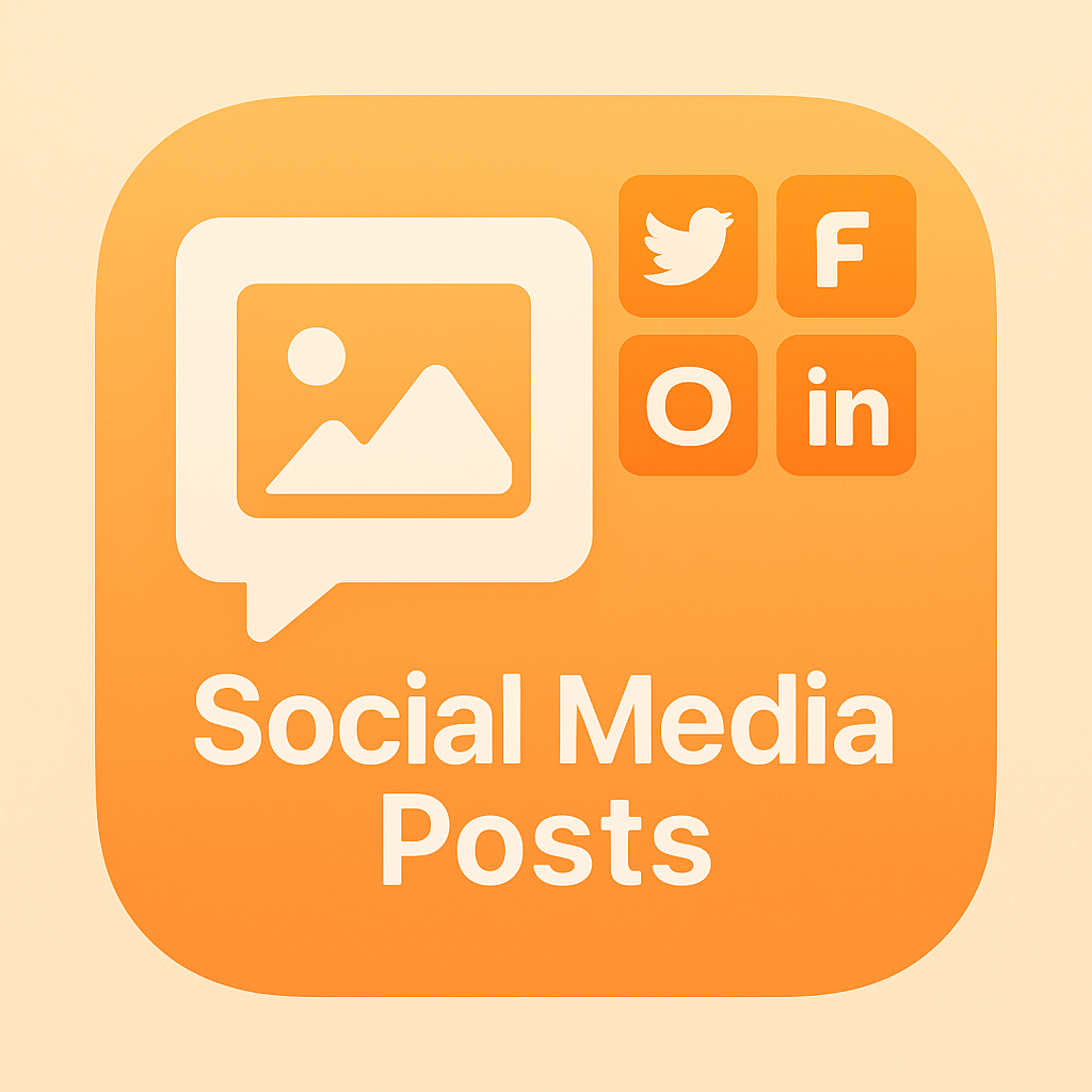 AI Social Media Posts icon