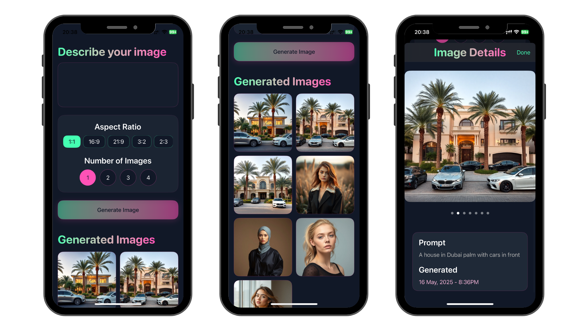 AI Text To Image Generator screenshots