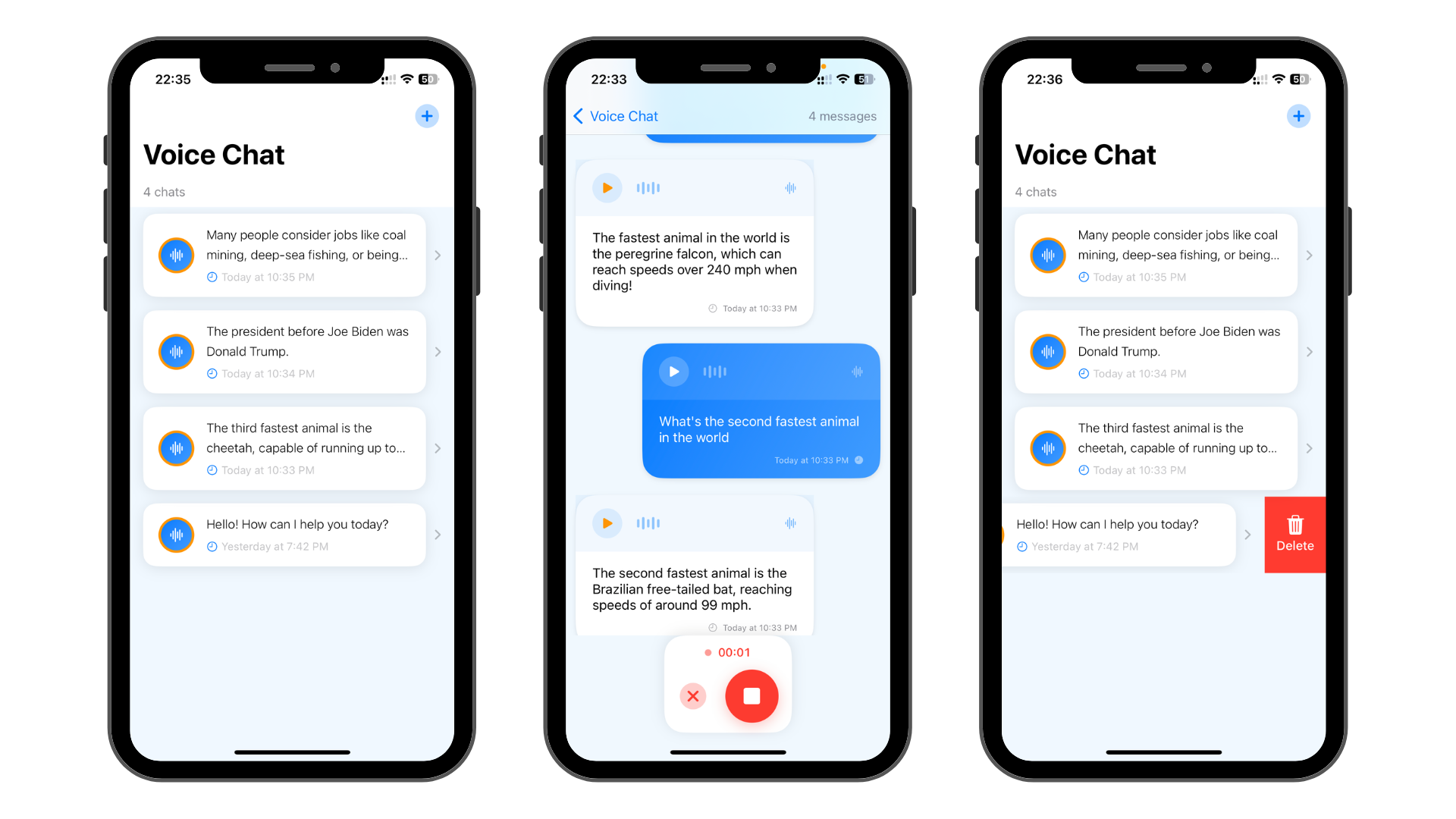AI Voice Chat screenshots